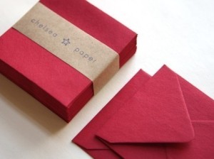 mini red envelopes, diy save-the-dates